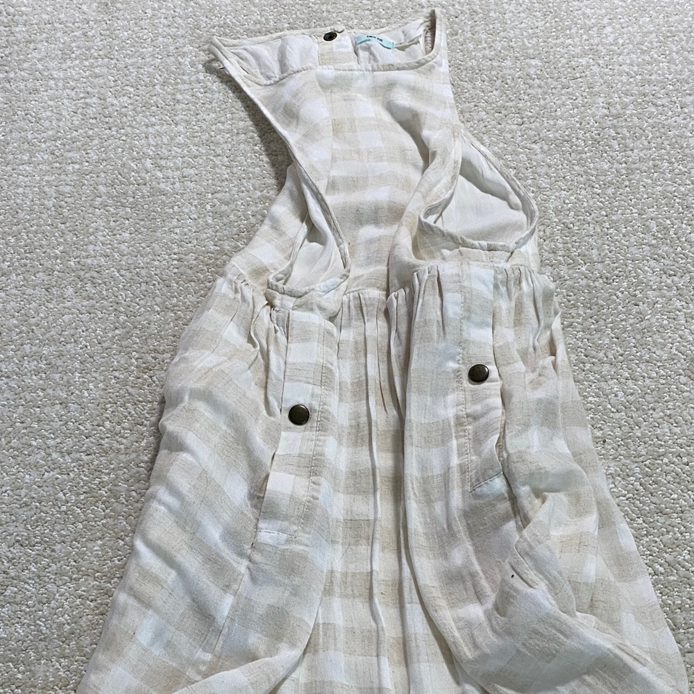 Kimchi Blue Cream Plaid Midi Dress - Picture 15 of 16
